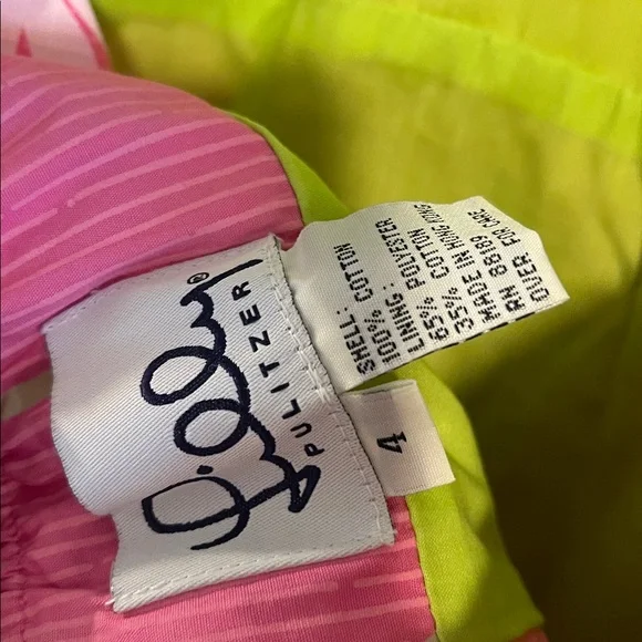 Vintage Lilly Pulitzer Daisy Print Halter Dress Size 4 - Picture 4 of 4